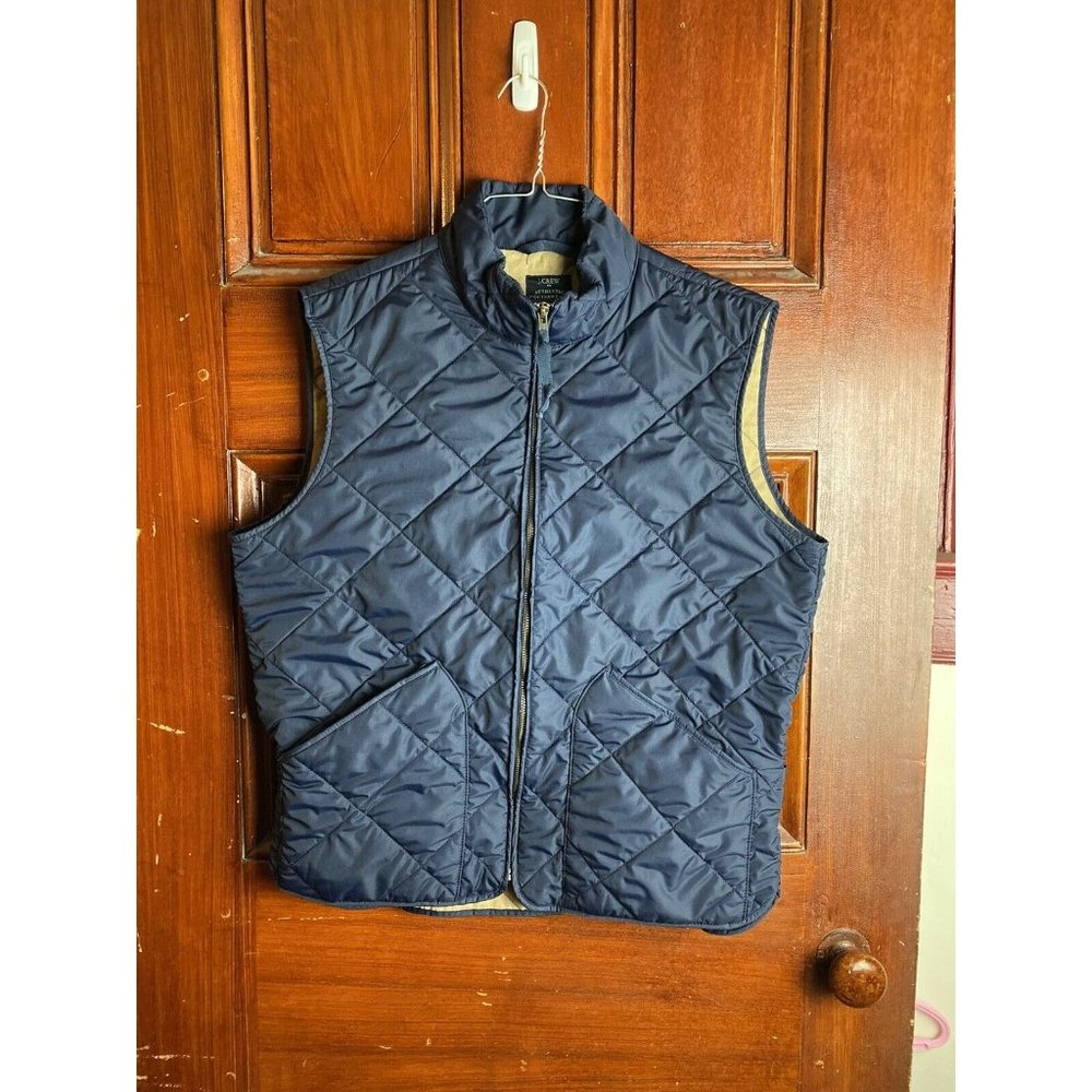 J. Crew Womens Quilted Outerwear Vest Size Med